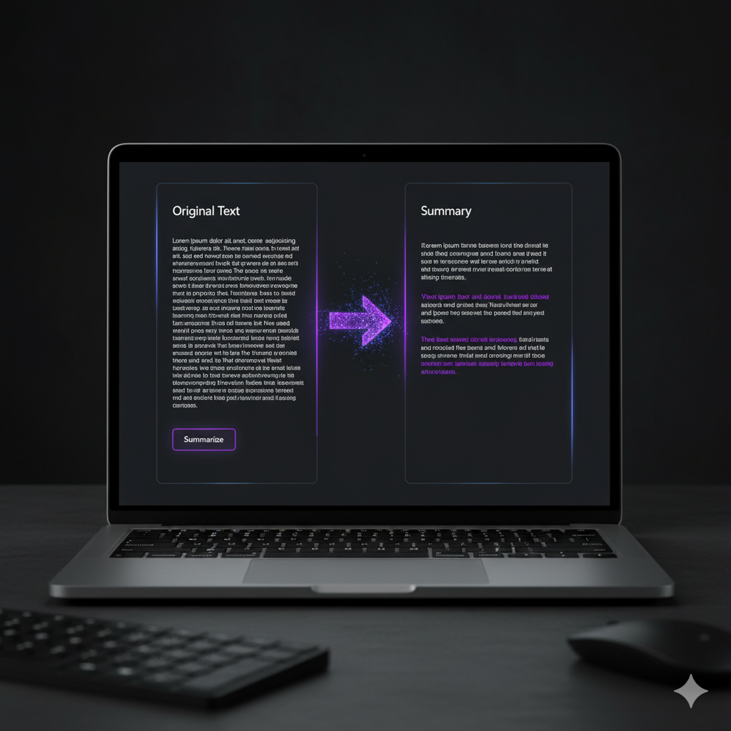 AI Text Summarizer Website