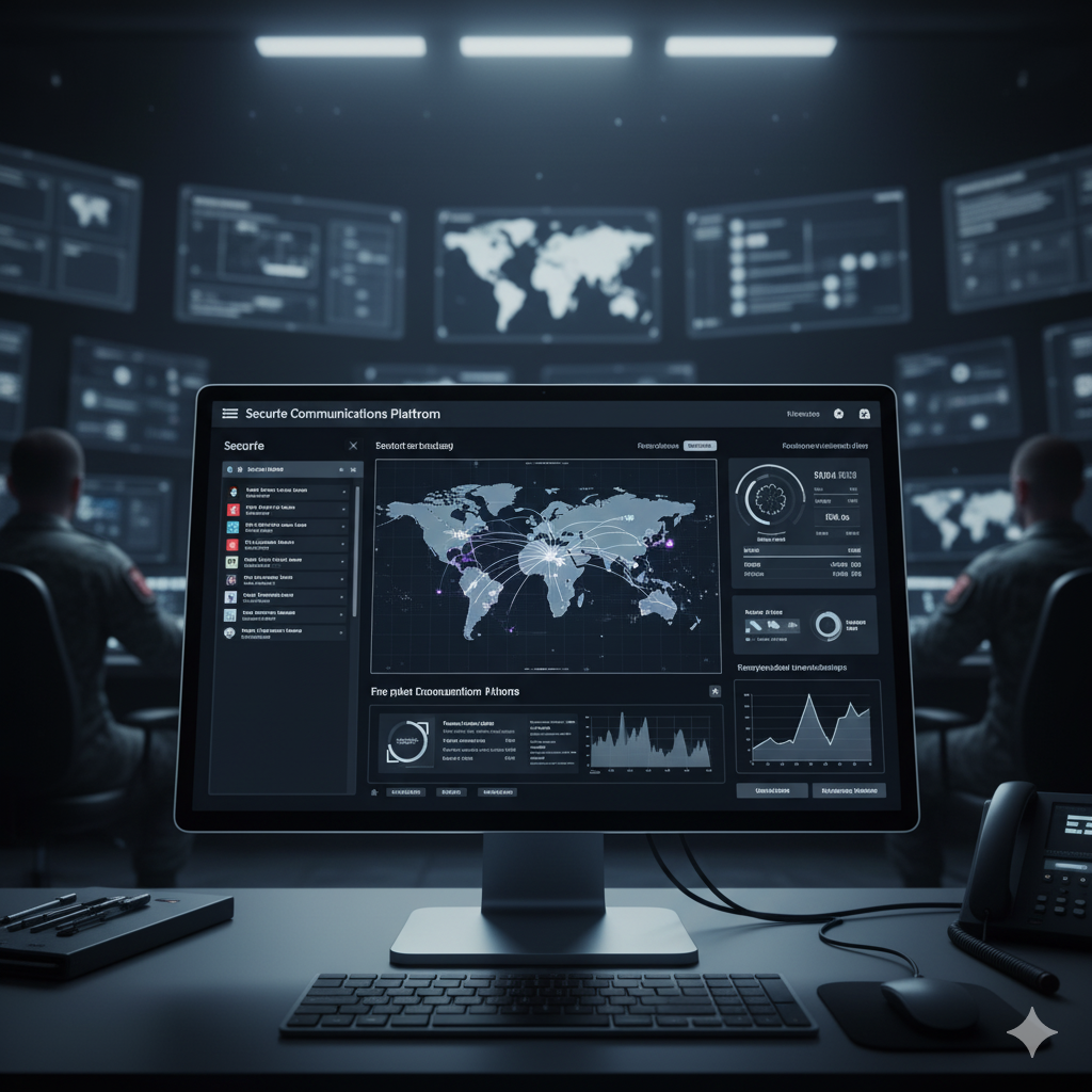 Secure Military Communication Platform